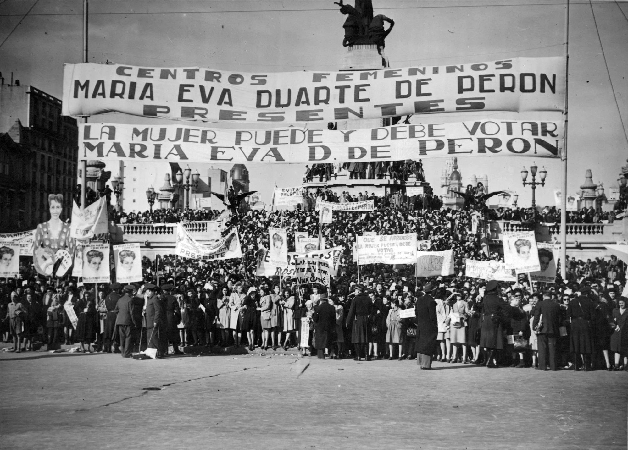 Efeméride Las mujeres argentinas votan por primera vez Prensa Libre SN