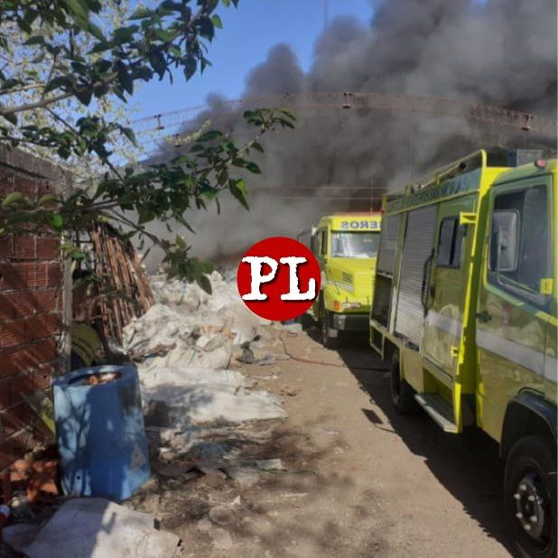 Incendio de gran magnitud en un galpón Prensa Libre SNPrensa Libre SN